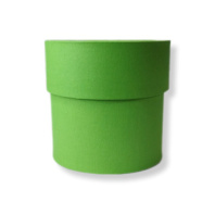 Коробка круглая 15*15 .салатовый