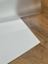 Быстросборная упаковка Форма №3. Цвет: матовая чередуется с белой пленкой, размер букета:в50,ш30 Быстросборная упаковка Форма №3. Цвет: матовая чередуется с белой пленкой, размер букета:в50,ш30