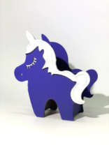 Кашпо Единорог (180*200*80) фиолетовый Акция