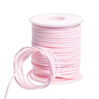 Шнур флористический, вельвет, 3мм х 50ярд, цв.светло-розовый Шнур флористический, вельвет, 3мм х 50ярд, цв.светло-розовый