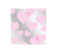 Набор матовой пленки металл " Love is Love " 58*58 см 20 листов розовый Набор матовой пленки металл " Love is Love " 58*58 см 20 листов розовый