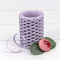 Рафия бумажная 150м Сиреневый 1/72