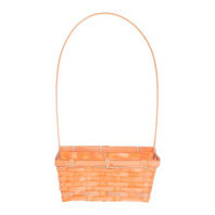 Корзина плетеная (бамбук), D22*11,5 Н9 оранжевая Корзина плетеная (бамбук), D22*11,5 Н9 оранжевая