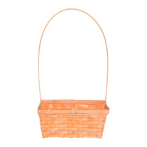 Корзина плетеная (бамбук), D22*11,5 Н9 оранжевая