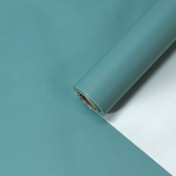 Пленка матовая Корея двухсторонняя фисташковый/белый перламутр 48см*13м±5% 50мкр