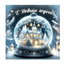 Бирка для подарка "С Новым годом!" 9201618 (20 шт)