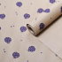 Крафт бумага "Божья коровка" фиолетовый цв. на коричневом 70 см*8,5 ярд ± 5%