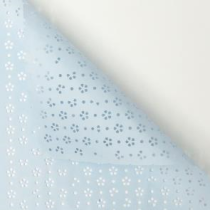 Перфарированный фетр в листах, 58cm*58cm,  цв. голубой