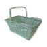 Корзина (ива) 1 шт, прямоугольник, 37*29*Н16, мятный металлик