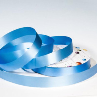 Лента простая Гладкая без тиснения 2/100ярд голубой Лента простая Гладкая без тиснения 2/100ярд голубой