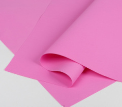 Фоамиран Китай 1 мм 60*70/10 л. Ярко-розовый (1075)