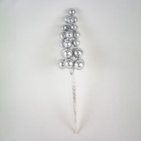 Ветка с ягодами, H19см, серебряный