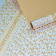 Пленка матовая двухсторонняя "Мечты сбываются"персиковая 58см/10м±5%/50мкр