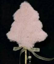 Новогоднее декоративное изделие Елочка на палочке 8 см Новогоднее декоративное изделие Елочка на палочке 8 см