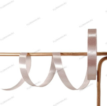 Лента атласная,10mmx25yards, цв. пудровый