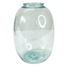 Акриловая ваза для цветов "Пузырь" диаметр 7cmx14.5, высота 20cm, цв. Голубой