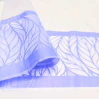 Пленка матовая с рисунком 50 мкр "Листья" сирень 60см*10 ярд ± 5%