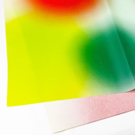 Тишью влагостойкая "Градиент" 50*70см (20листов) (Олива/Оранжевый)