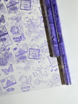 Пленка Марки сиреневый 70см*10ярд ± 5%