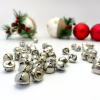 Бубенцы 15 мм (50шт) SF-7324, серебро