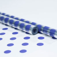 Пленка Горох крупный сиреневый 70см*10ярд ± 5% Пленка Горох крупный сиреневый 70см*10ярд ± 5%