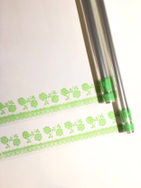Пленка Бордюр (Роза) салатовый 70см*10ярд ± 5% Пленка Бордюр (Роза) салатовый 70см*10ярд ± 5%
