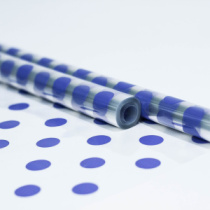 Пленка Горох крупный сиреневый 70см*10ярд ± 5%