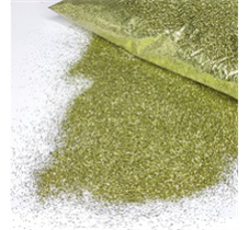 Блестки (1кг) зеленое золото 