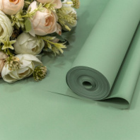 Пленка 0,59*34м 900г "Корейская" 65мкм бледно-зеленый-558