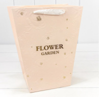 Пакет подарочный "Ваза для цветов" 25*30*16 260г "Flower Garden" Персиковый Пакет подарочный "Ваза для цветов" 25*30*16 260г "Flower Garden" Персиковый