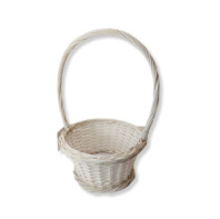 Корзина плетеная (ива), 27*27*14*43 см, 1 шт., белый Корзина плетеная (ива), 27*27*14*43 см, 1 шт., белый