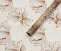 Упак. материал флористическая пленка "Романтический сад" 50 мкр, 57 см х 10м, латте Упак. материал флористическая пленка "Романтический сад" 50 мкр, 57 см х 10м, латте