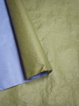 Бумага Эколюкс двухцветная хаки/сиреневый 70см * 5 ярдов ± 5%