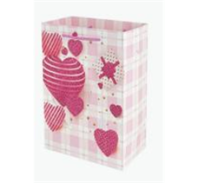 Пакет подарочный "Розовые сердца 3" 32*26*12см, розовый Пакет подарочный "Розовые сердца 3" 32*26*12см, розовый