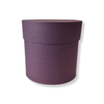 Коробка круглая 13,5*13,5 .бордовый