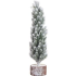 Изделие декоративное "Ель заснеженная на пенечке" H25 см