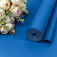 Пленка 0,59*34м 900г "Корейская" 65мкм синий-6091