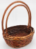Корзина плетеная (ива), 40*30 H12 HH37 b30*23, 32*26 H10 HH32 b26*20, 2 шт., коричневый