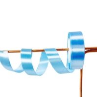 Лента атласная,20mmx25yards, цв. голубой Лента атласная,20mmx25yards, цв. голубой