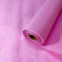 Фетр выбитый Цветы 50*10м розовый 