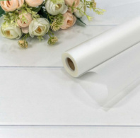 Пленка 58см 800г матовая однотонная 55мкм Белый