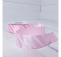 Лента атласная Полоса 25/25ярд розовый Лента атласная Полоса 25/25ярд розовый