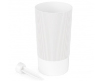 Ваза под срезку "Версаль" Д150мм, В280мм (с колышком)(белый) М8940