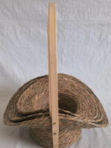 Набор корзин плетеных (рогоз), 38x30x19x14x42см, 33x26x17x12,5x38см, 28x22x15x11x34см, 3 шт.