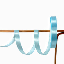 Лента атласная,12mmx25yards, цв. голубой