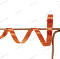 Лента атласная,12mmx25yards, цв. морковный Лента атласная,12mmx25yards, цв. морковный