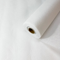 Фетр выбитый Цветы 50*10м Белый