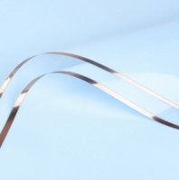 Пленка матовая "С золотой Каймой" 57см*56см голубой 20 листов