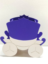 Кашпо Карета (170*90*165) фиолетовый Акция