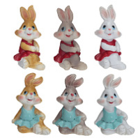 Фигурка декоративная "Кролик", L4 W2,5 H5 см,6в 774847 Фигурка декоративная "Кролик", L4 W2,5 H5 см,6в 774847